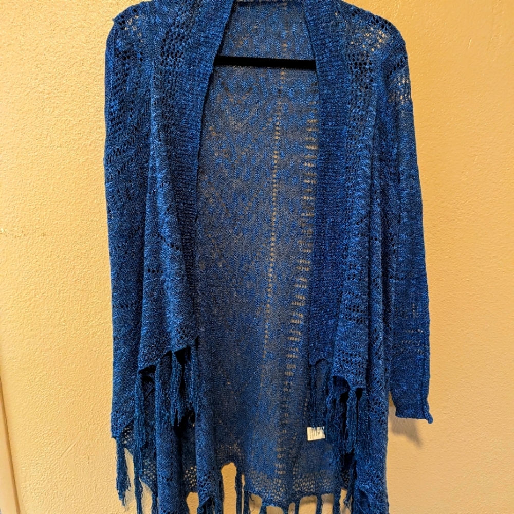 Selfie couture by trendology blue cardigan